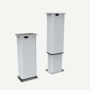 Otoparklar İçin Hareketli Kolon Çift Kaldırmalı Elektrikli Alüminyum Kaldırma Masası Yol Direkli Kaldırıcılar Satışı - Product Image 1