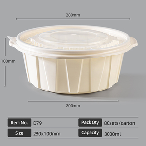 Dùng một lần Bát súp thực phẩm <span class=keywords><strong>container</strong></span> với nắp - Product Image 6