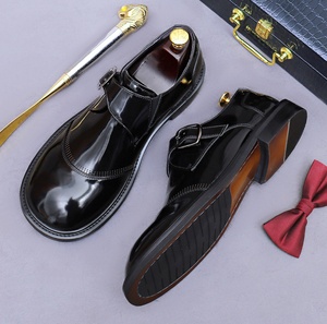 Mocasines de Vestir para Hombre, de Cuero Genuino, Impermeables, Antideslizantes, Ligeros, con Diseño Floral, para Oficina y Carrera Profesional, Cerrados y Fáciles de Poner - Product Image 2