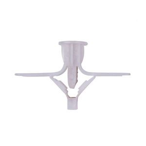 Cheville murale papillon en nylon plastique, capacité 25 lb pour béton - Product Image 3