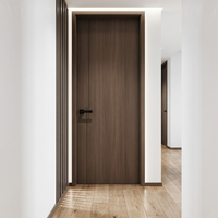 Porte intérieure en bois sur mesure pour chambre à coucher, moderne, peinte, simple, résidentielle