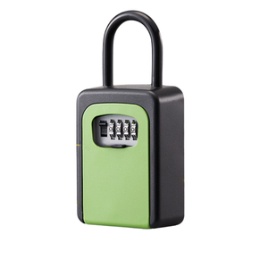 Logotipo verde personalizado montaje en pared <span class=keywords><strong>caja</strong></span> de almacenamiento de <span class=keywords><strong>llaves</strong></span> de coche <span class=keywords><strong>caja</strong></span> de bloqueo de llave con código para coche puerta exterior <span class=keywords><strong>Airbnb</strong></span> apartamento llave vivienda - Product Image 1