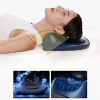 Oreiller électrique intelligent à impulsions Dispositif de traction cervicale pour le cou et les épaules Masseur personnalisé pour oreiller cervical avec chaleur