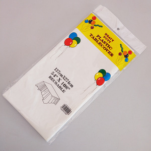 Không thấm nước đám cưới giáng sinh cắm trại bên tùy chỉnh dùng một lần PP PE PVC Vinyl màu hồng trắng nhựa hình chữ nhật Bìa Khăn trải bàn - Product Image 3