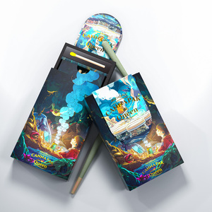 Nhà Máy Giá ngăn kéo Hộp bao bì giấy các tông trượt từ lật TOP <span class=keywords><strong>5</strong></span> gói hút trước CuộN hộp hiển thị với trận đấu - Product Image 1