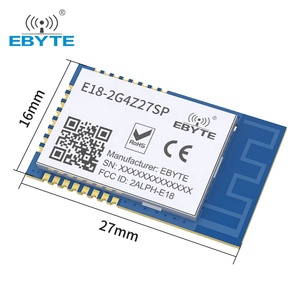 โมดูลไร้สาย E18-2G4Z27SP Ebyte Zigbee CC2530 ชิป PA LNA สำหรับเครือข่ายแบบ Mesh พร้อมเสาอากาศ PCB กำลังส่ง 500mW ระยะไกล - Product Image 2