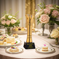 Trophée en résine de cristal Queen gravé par sublimation de style européen Trophée couronne en résine avec base en cristal K9 noir