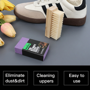 Kit de nettoyage pour bottes en daim et en nubuck, gomme à effacer pour baskets, ensemble de brosses de nettoyage pour chaussures - Product Image 2