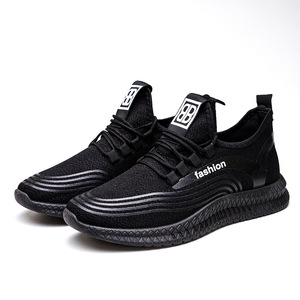 Zapatillas Deportivas Transpirables para Hombre, con Suela Suave Antideslizante, Color Negro, Tendencia de Moda para el Verano - Product Image 5