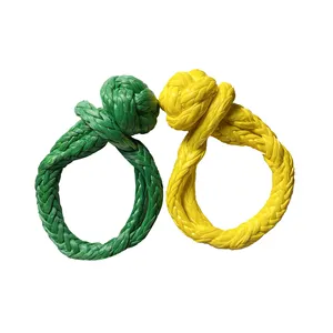 CHNMAX UHMWPEสังเคราะห์สีส้ม10มม.Loop Knot Soft Shackle