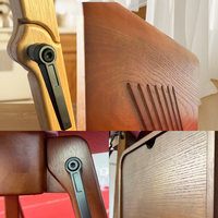 Machine Photobooth en Bois de Luxe pour iPad, Compatible avec iPad 10.2, 10.9, 11, 12.9, 13 Pouces, Photobooth Rétro en Bois avec Support Pliable en Chêne Blanc