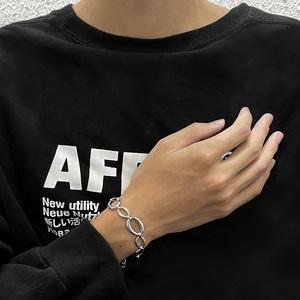 VAF 17 + 5cm NUEVO Grande Oval Pequeño Oval Brazalete Ensamblado a Mano Acero Inoxidable Grobes Und Kleines Ovales Handmontiertes Brazalete - Product Image 6