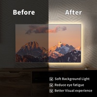 Bande LED COB 5V avec variateur tactile, prise USB, haute densité, flexible, indice de protection IP20, 3000K/4000K/6500K, éclairage intérieur, bandes LED COB