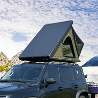 Tente de toit moderne en aluminium pour voiture, modèle triangle, ouverture rapide automatique, triple couche, imperméable quatre saisons, vente en gros