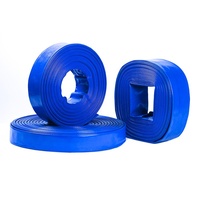 Tuyau plat en PVC de 2, 3 et 4 pouces, flexible, pour pompe à eau, tube en plastique pour système d'irrigation agricole