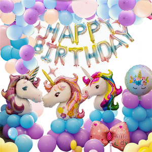 Kit d'<span class=keywords><strong>arche</strong></span> de ballons macaron <span class=keywords><strong>licorne</strong></span> en latex pour décorations de fête d'anniversaire, fournitures pour adultes et enfants - Product Image 1