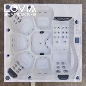 Lujo 6 Personas Spa <span class=keywords><strong>Tina</strong></span> De Bano Con Hidromasaje Invierno Al Aire Libre Bañera de hidromasaje Piscina Spa Al aire libre - Product Image 2