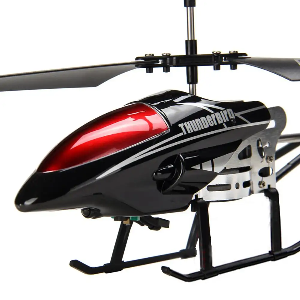 LeadingStar helikopter Rc 3.5 CH, Model mainan terbang tahan pecah hadiah anak-anak helikopter lampu LED