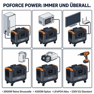 สถานีไฟฟ้า 3000W 2688Wh เครื่องกำเนิดไฟฟ้าพลังงานแสงอาทิตย์แบบพกพา ชาร์จเร็ว โรงไฟฟ้าระเบียง สำรองไฟฉุกเฉิน สำหรับแคมป์ปิ้ง ขายส่ง EU T30 แท้ 3000W Co - Product Image 4