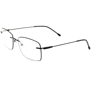 Kính mắt cận thị gọng titan không viền cao cấp, tròng kính chống ánh sáng xanh 1.61, có độ - Product Image 1