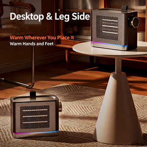 Portable Electric Space <b>Heater</b> <b>Small</b> <b>Room</b> <b>Heater</b> with 2 Heat Settings for Home and Office - Product Image 4