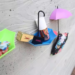Crochet auto-adhésif personnalisé en forme de parapluie Crochet sans trace mural au design classique - Product Image 1