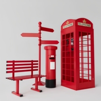 Grande cabine photo décorative en fer, anti-corrosion, résistante aux intempéries, pour événements mobiles, autoportante, pour mariages et fêtes
