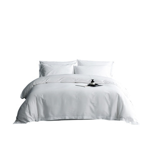<span class=keywords><strong>Linge</strong></span> <span class=keywords><strong>de</strong></span> <span class=keywords><strong>lit</strong></span> d'hôtel en pur <span class=keywords><strong>coton</strong></span> <span class=keywords><strong>satin</strong></span>é blanc 80 <span class=keywords><strong>fils</strong></span>, personnalisable pour les B&B, y compris un ensemble <span class=keywords><strong>de</strong></span> draps quatre pièces - Product Image 5