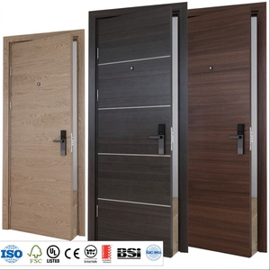 U-L Listed High End 5 Stars Hotel Guest Room Entrance Manual Exterior Bedroom <b>Safety</b> Fire-rated 60-Minute Fire Resistant Wood - Product Image 6