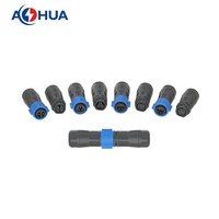 Connecteur de câble électrique AOHUA 300V 10A K15 4 broches, ensemble de fiches électriques mâle-femelle, IP68