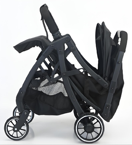 Cochecito de bebé de gama alta con asiento de algodón puro. Diseño plegable de un botón. Fácil de llevar. Adecuado para uso en aviones. - Product Image 2