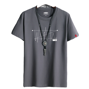 Camiseta de Algodón 100% para Hombre, Tejida, Talla Grande, Lisa, Ecológica, de Secado Rápido, Estampada, Blanca o Negra, al por Mayor de Coldker - Product Image 1
