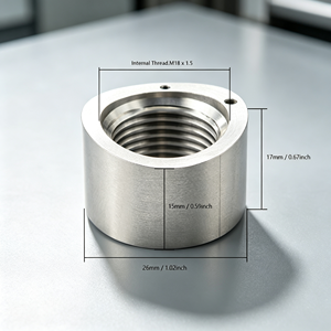 Écrou de capteur soudé en acier inoxydable à paroi épaisse M18X1.5, forme goutte d'eau, pour système d'échappement automobile – Vente chaude - Product Image 6