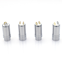 2.5mm Mono & Stereo Jack 6.0mm7.0mm OD Connecteurs nickelés en alliage de cuivre pour prise casque 2.5mm