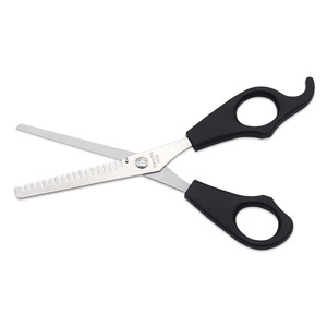 Ciseaux de coiffure professionnels en acier inoxydable à lame tranchante et manche long pour la coupe des franges - Product Image 2