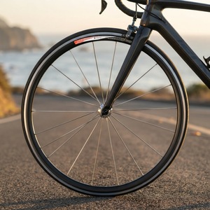 <span class=keywords><strong>Jante</strong></span> de vélo de route en alliage d'aluminium 6061-T6, section profonde 30 mm, <span class=keywords><strong>700c</strong></span> 23C, surface de freinage usinée, noir argenté - Product Image 2