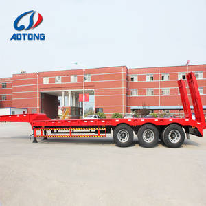 Fabricant chinois de remorques de camions lourds à plateau surbaissé de 18 mètres de long, à 2, 3 ou <span class=keywords><strong>4</strong></span> <span class=keywords><strong>essieux</strong></span>, pour le transport de marchandises en vrac, à vendre - Product Image 3