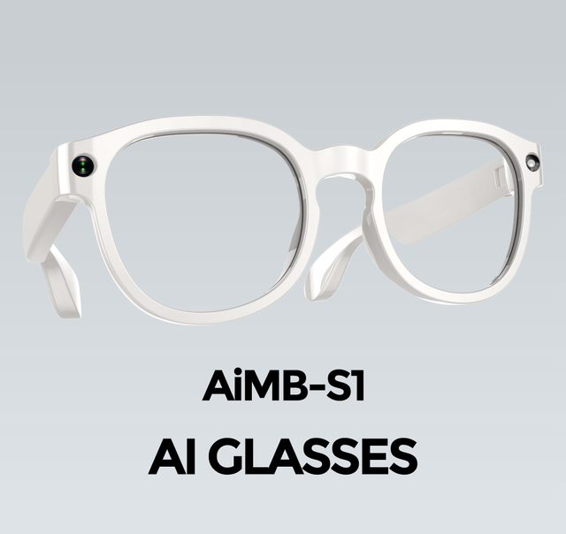 Gs5 Smart Ai Glass Simultaneous Dialogue Translation Ai Dialogue Smart Glasses Gradient Pink for Women AIMB-S1