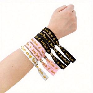 สายรัดข้อมือผ้าทอสำหรับงานเทศกาล กีฬา ขายส่ง จำนวนมาก แบบใช้แล้วทิ้ง สำหรับการระบุตัวตน - Product Image 5