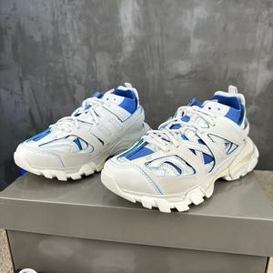 Chaussures de marche à semelle épaisse pour hommes et femmes, tendance mode, avec fonction antidérapante, pour usage décontracté, chaussures de sport en cuir de luxe à lacets - Product Image 2