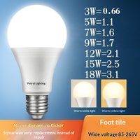 Ampoule LED A60 Culot E27 Économie d'énergie Lumière Blanche Jaune Chaude Tricolore Télécommande CE CRI Élevé 80-90
