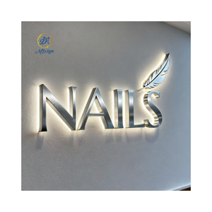Letrero Luminoso LED de Metal y Acrílico para Tienda de Empresa, Letrero con Letras Retroiluminadas, Logotipo 3D Personalizado, Letrero Luminoso LED para Negocios en Exteriores - Product Image 3