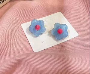 रंगीन फूल बोहो गहने महिला कान की क्लिप इयररिंग्स मीठे स्वभाव नहीं कान पार्टी गर्म लड़की के लिए छोटे ताजा प्यारा - Product Image 2