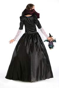 <span class=keywords><strong>Robe</strong></span> de <span class=keywords><strong>vampire</strong></span> royale gothique noire pour femmes Halloween Diablo Style <span class=keywords><strong>Vampire</strong></span> Cosplay Costume <span class=keywords><strong>robe</strong></span> de soirée - Product Image 6