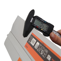 Fadkseibi couteau à bande, grattoir mural en acier inoxydable, couteau de préhension avec manche en TPR