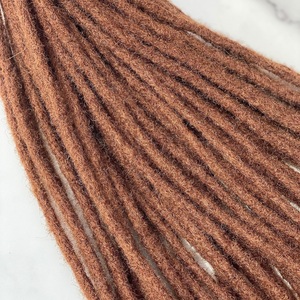 Extensions de dreadlocks au crochet en cheveux humains bouclés, faits à la main, style afro crépu, couleurs T, type Locs FH Dreadlocks - Product Image 3