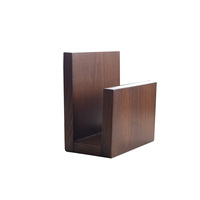 Porte-serviettes en bois rustique fait main, porte-serviettes en bois massif, décoration de table carrée artisanale, organisateur de cuisine