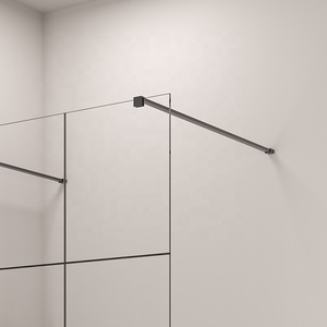 <span class=keywords><strong>Mampara</strong></span> <span class=keywords><strong>de</strong></span> Ducha <span class=keywords><strong>de</strong></span> Vidrio Templado con Rejilla Dividida Negra NEUSHOWER, Barra <span class=keywords><strong>de</strong></span> Soporte <span class=keywords><strong>de</strong></span> Acero Inoxidable SS304, Puerta <span class=keywords><strong>de</strong></span> Ducha - Product Image 3