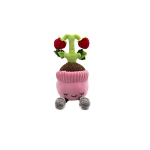 Strawberry Potted Plant Plush <b>Toy</b> <b>Soft</b> <b>Stuffed</b> Decor For Kids Room Ornament - Product Image 5