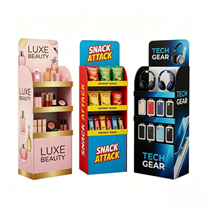 Expositor de Cartón Personalizado al 100% para Cosméticos y Productos de Belleza de Lujo en Supermercados - Product Image 1